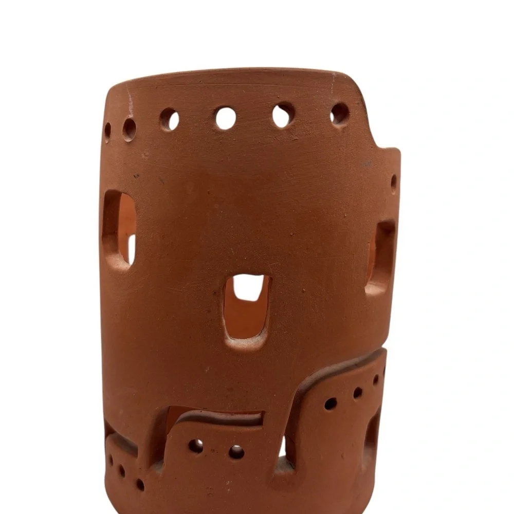 Rustic Terracotta Candle Holder